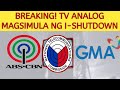 BREAKING‼️ TV ANALOG MAGSISIMULA NG I-SHUTDOWN!