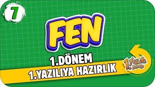 7. Sınıf Fen Bilimleri 1.Dönem 1.Yazılıya Hazırlık | 2021 📝