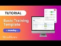 Monday.com Tutorial | Basic Training Template