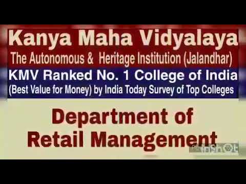 B.Voc. Retail Management At Kanya Maha Vidyalaya,Jalandhar . - YouTube