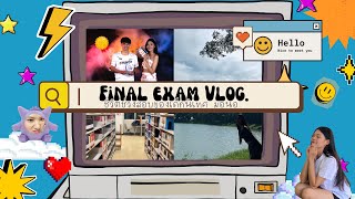 Exam Volg | เด็กนิเทศมอนอ !! สอบไฟนอลเทอม1ของเด็กปี1 🙀✨📍 วาทนิเทศเล่นหนักมากกก  #vlog #มอนอ #final