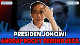 Presiden Jokowi Anggap Enteng Rocky Gerung, Tak Gubris Urusan Kecil