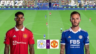 FIFA 22 | Leicester City vs Manchester United - Premier League English 22/23 - Full Gameplay