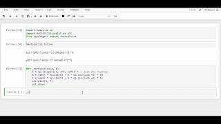 interactive & dynamic graph python using matplotlib & ipywidgets