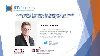 KT Connects  |  Overcoming five anxieties in population health knowledge translation literature