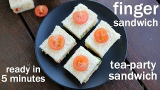 finger sandwiches recipe | tea sandwiches | party mini sandwiches | healthy sandwiches
