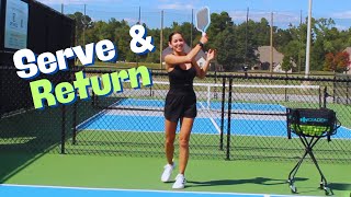 Master The Two Most Important Shots In Pickleball: The Serve And Return