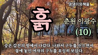 [흙10/이광수]이 칠피 구두는 분명히 정선이 혼인 때에 맞춘 두 켤레 구두중 하나였다.