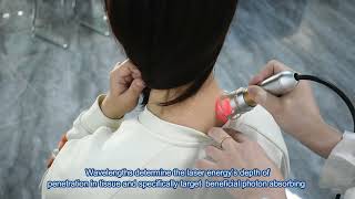 How to use class 4 laser mini 60W to treat the shoulder pain?