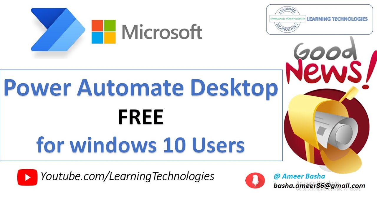 Power Automate Desktop Is Now FREE For Windows 10 Users (Microsoft ...