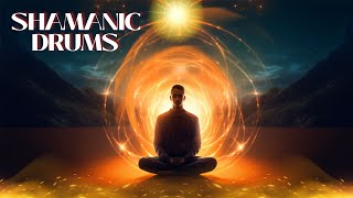 SHAMANIC DRUMS - Shamanic Meditation Music for Stress Relief - Deep Trance Humming Meditation