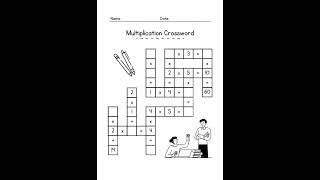 "Mind-Bending Fun! Crack the Code with this Addictive Crossword Puzzle 🧩🧩 #Shorts #Viral"