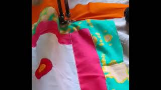 Sewing learner#টুকরা কাপড় দিয়ে কিভাবে নকশা তৈরি করবেন দেখুন