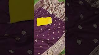 🍒🍒🍒Beautiful Banarasi Munga Silk saree...