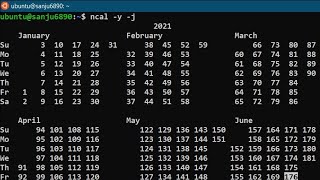 cal command in Linux👹 with examples cal command use in Linux basic 🧠Linux command in terminal 🖥️