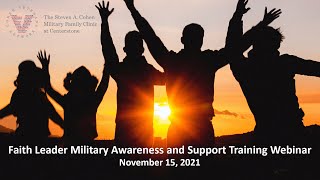 Faith Leader Military Awareness and Support Training