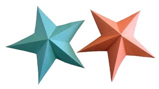 How to make simple and easy paper star | DIY Paper Craft Ideas