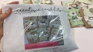 October Creative Card Kit - Mint Wishes