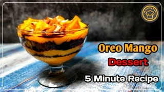 Oreo Mango Shrikhand Recipe | 3 Ingredients Recipe | Easy mango dessert | Quick and easy Recipe