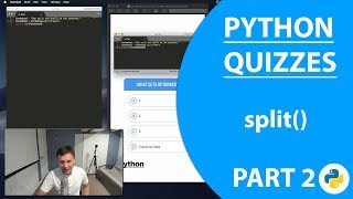 PYTHON QUIZZES - SPLIT() - PART 2