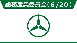 （6月20日）総務産業委員会