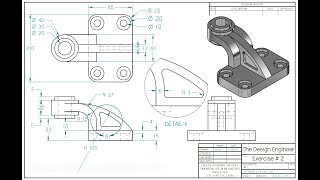 Solid Edge 2023 Tutorial - Exercise 2 (Updated)