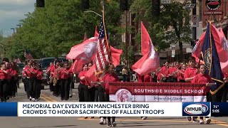 Memorial Day events in Manchester bring crowds to honor sacrifices of fallen troops