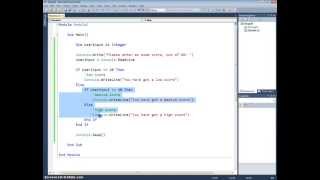 VB.NET 2010: Tutorial 5: Nested If Statements