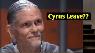 ABC General Hospital Spoilers Today Full Episode | Very Sad News Today - Cyrus Leave From GH?