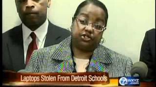 Laptops stolen from Detroit schools