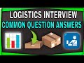 logistics interview questions and answers :Part 3 #logistics