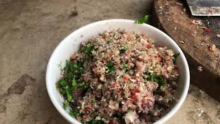 CÁCH LÀM CHẢ RẮN LÁ LỐT THƠM NGON