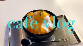 【大阪カフェvlog】絶品パッピンスが食べられるおしゃれすぎる韓国カフェ🍧✨毎年食べたい日本かき氷が食べられるおしゃれすぎる和カフェ🌿