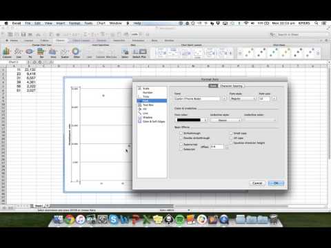 Making a Semi Log Graph in Excel Making a Semi Log Graph in Excel