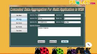 Final Year Projects | CDAMA: Concealed Data Aggregation Scheme for Multiple Applications