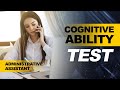 Cognitive Ability Test for Administrative Assistant: Questions and Answers