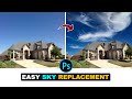 Easiest Sky Replacement in Photoshop 2021 for Real Estate Photo