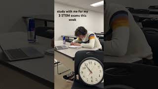 study with me for my 3 STEM exams this week #education #student #3am #biology #college #life #stem