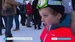 Béarn: nouvel espace débutants à la station de ski de Gourette