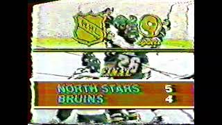 Minnesota North Stars Boston Bruins Apr. 8, 1981 Game 1 Highlights