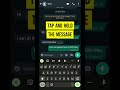 WhatsApp NEW Feature: Edit Sent Messages