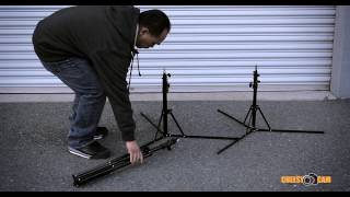 Compact and Portable Reverse Folding Light Stands