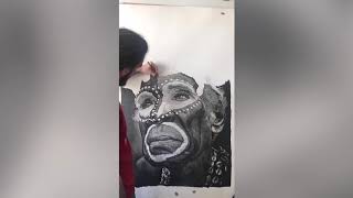 PENCIL DRAWING TIME LAPSE \