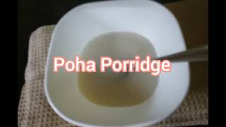 Poha Almonds (Badam) Porridge (baby food 7-12 months) brain development food