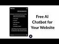 How to Add a Free AI Chatbot to Your Website (No Code)