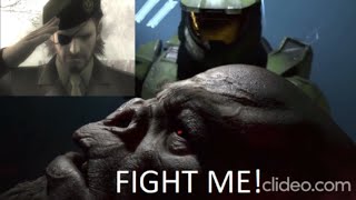 "Fight Hard!" Masterchief shows Escharum respect./Halo Infinite