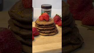 HealthyOatsPancakes🥞#recipe #food #choco #chocolatepancakes #pancake #oatspancakes #oats #healthy