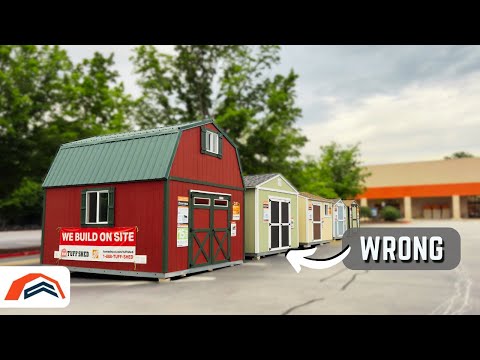 What sizes do Tuff sheds come in?