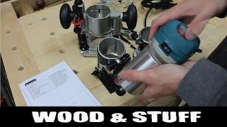 Makita router unboxing and testing