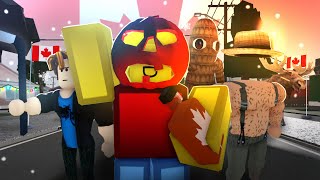 4 CANADIANS PLAY ROBLOX CANADIAN SIMULATOR...